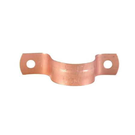 SIOUX CHIEF 501-2PK5 Copper Two Hole Tubing Strap 0.5 in. 4268074